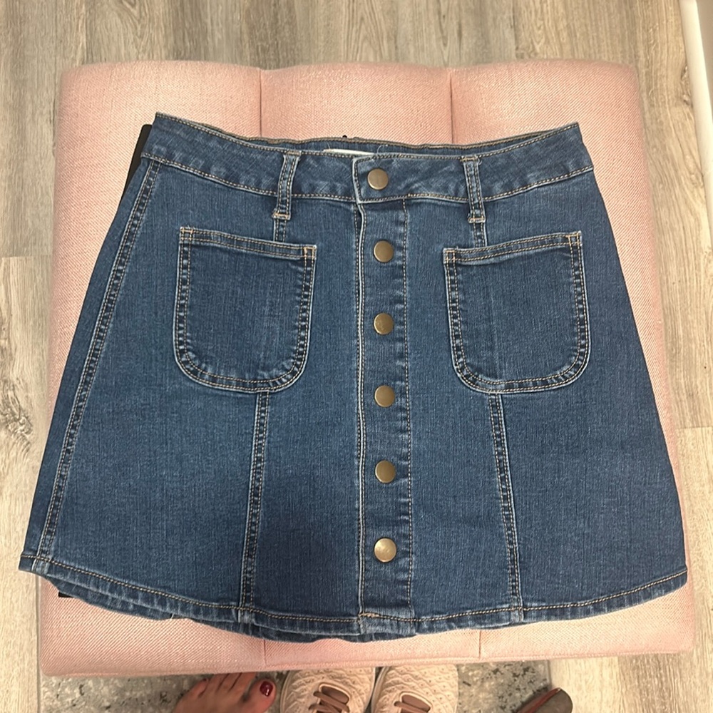 Altered state Denim mini skirt